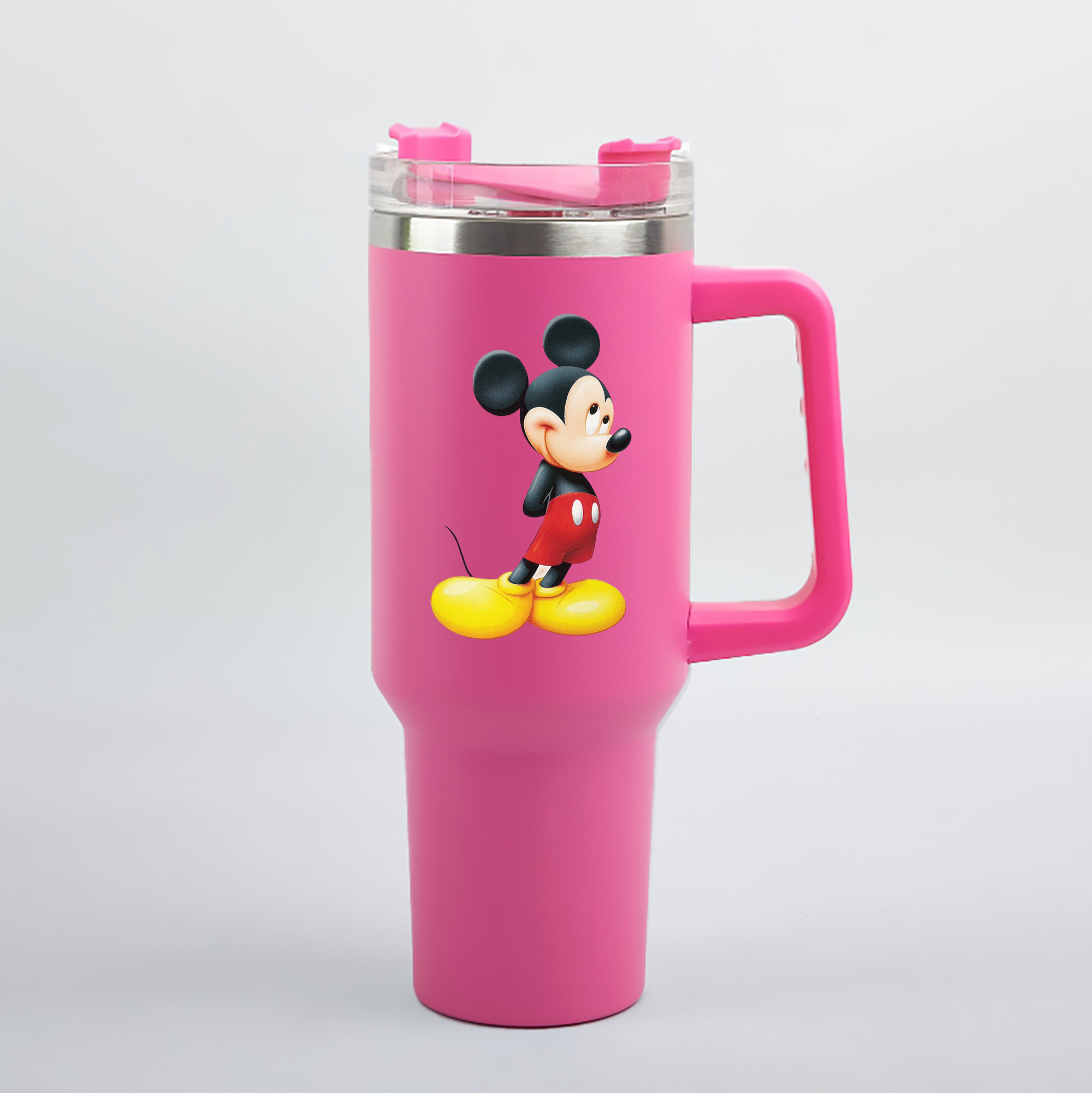 （画像用） ミッキーマウス Mickey Mouse 1200mL車用タンブラー（カラープリント）